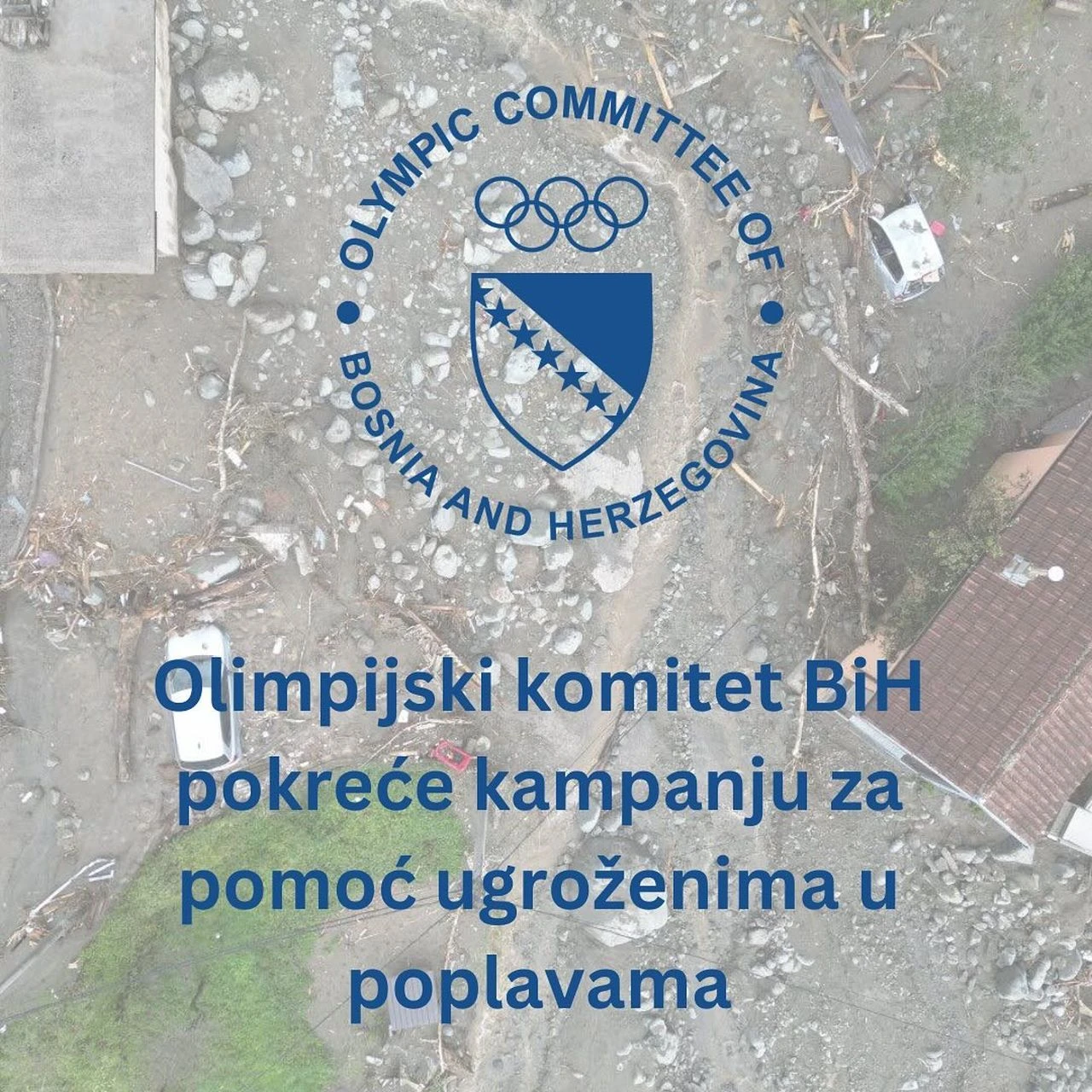 Olimpijski odbor BiH pokreće kampanju za pomoć ugroženima u poplavama