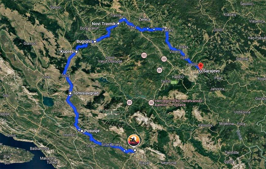Kako iz Hercegovine prema sjeveru