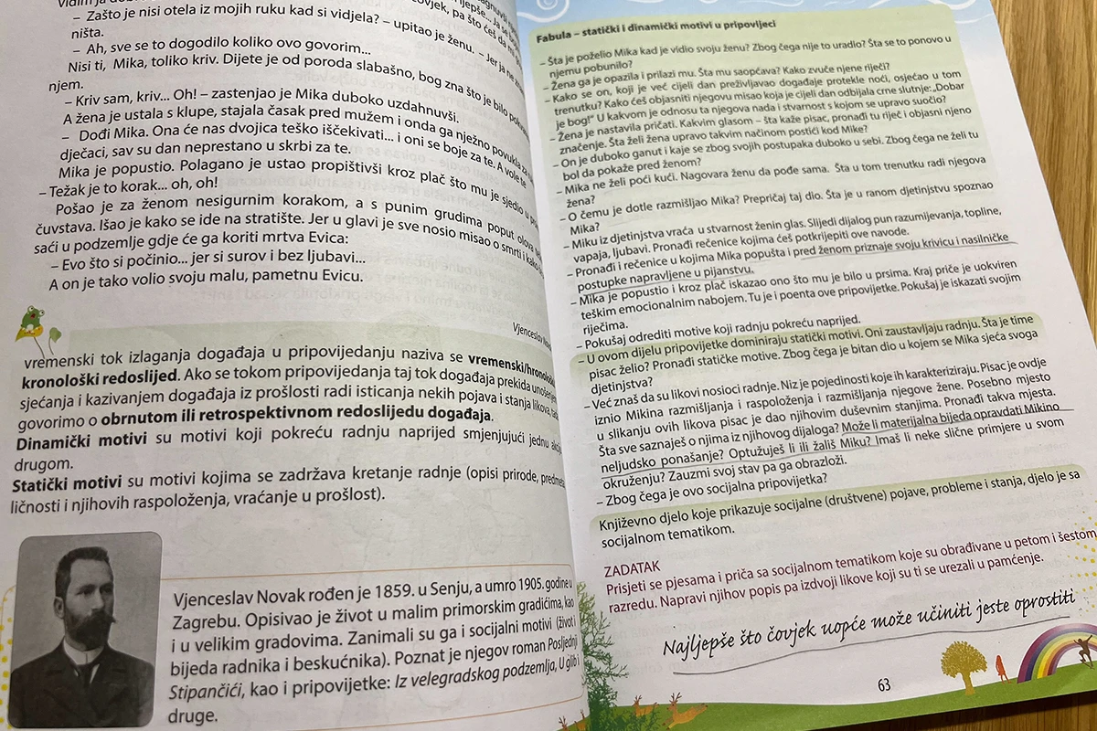 Zašto se od učenika u čitanci traži da oproste nasilje u obitelji?
