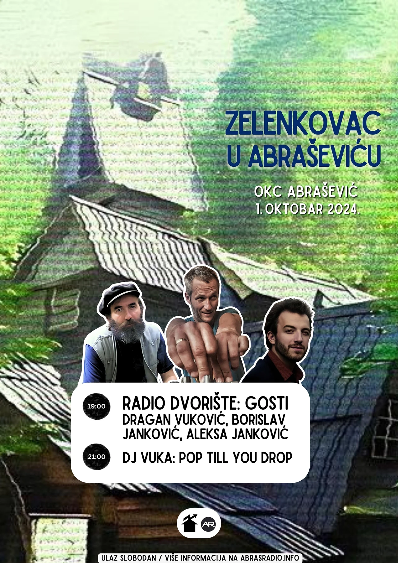 Zelenkovac u Abraševiću: Dragan Vuković, Borislav i Aleksa Janković