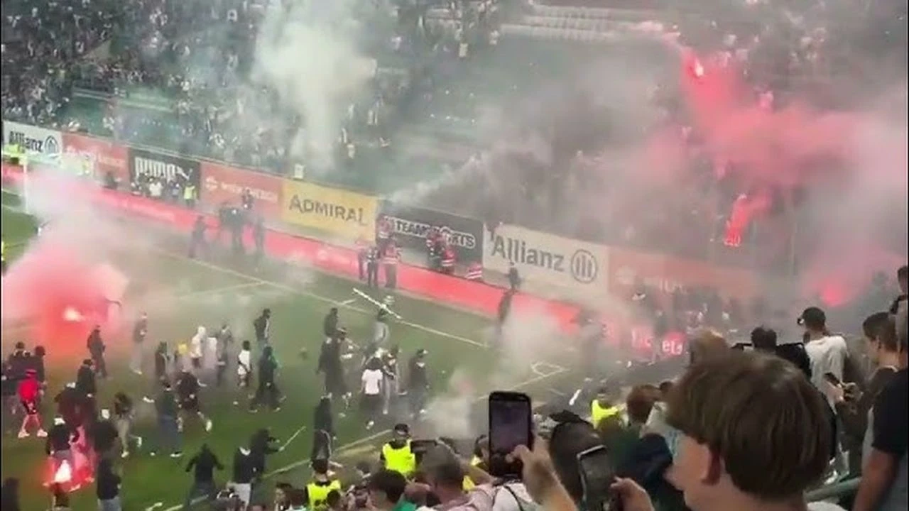 VIDEO I Žestok obračun huligana u bečkom derbiju