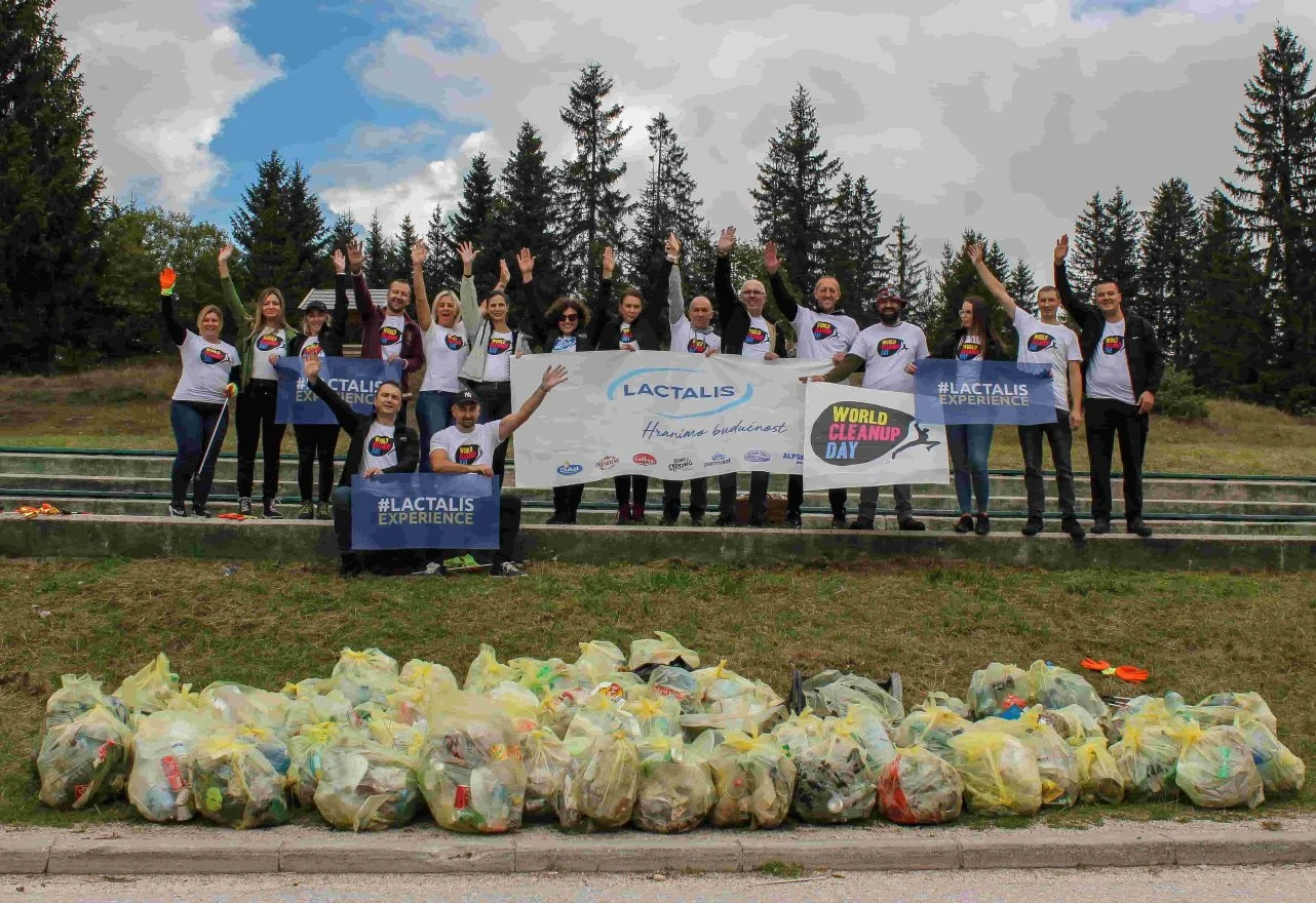 FOTO | Lactalisovi timovi i ove godine u akcijama čišćenja prikupili više od 1.500 kg otpada