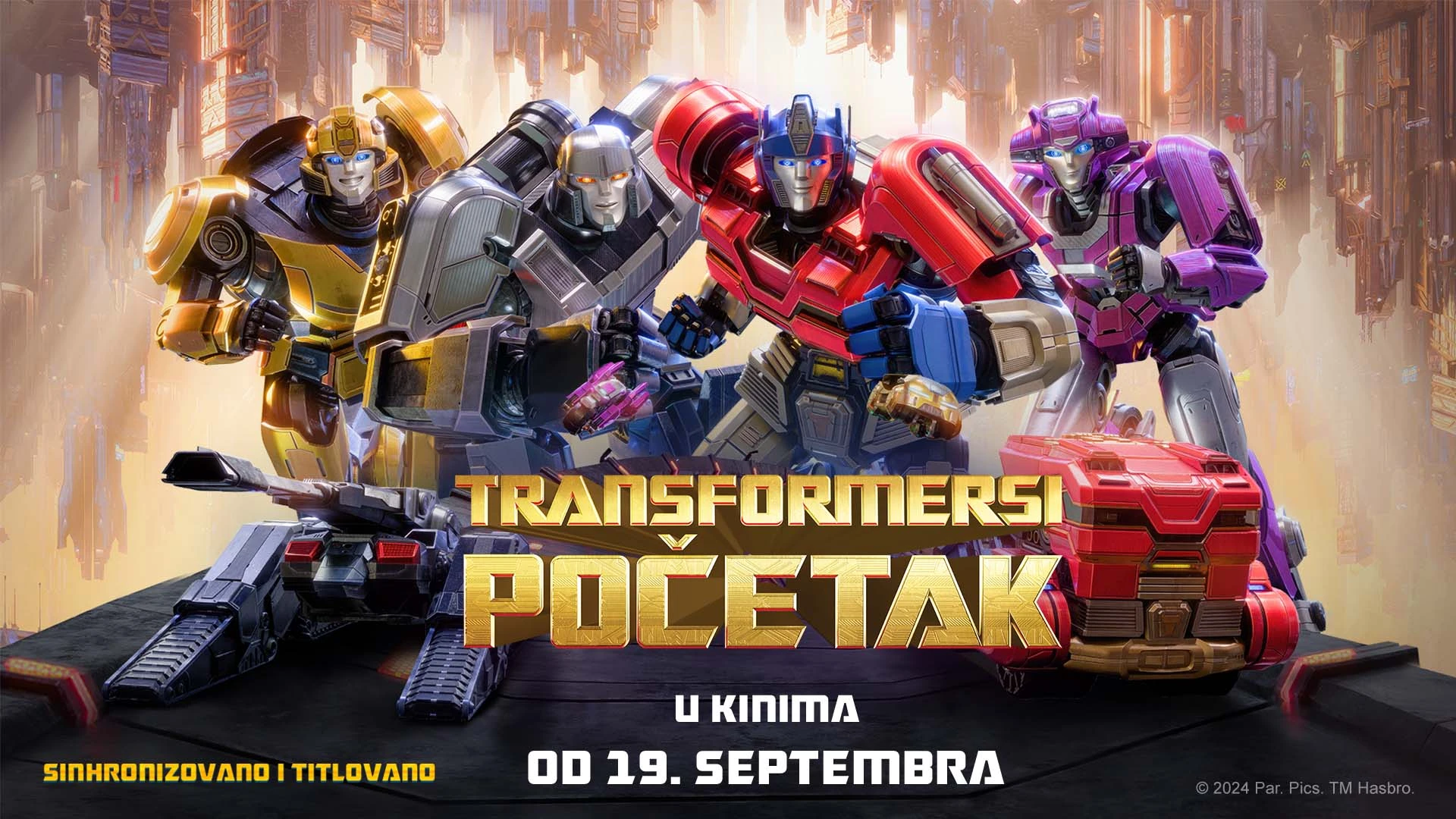 Transformers One: Transformers Početak počeo da igra u domaćim kinima
