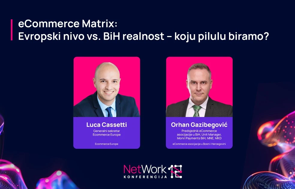 Luca Cassetti, Generalni tajnik eCommerce Europe, po prvi put u BiH na NetWork 12 konferenciji