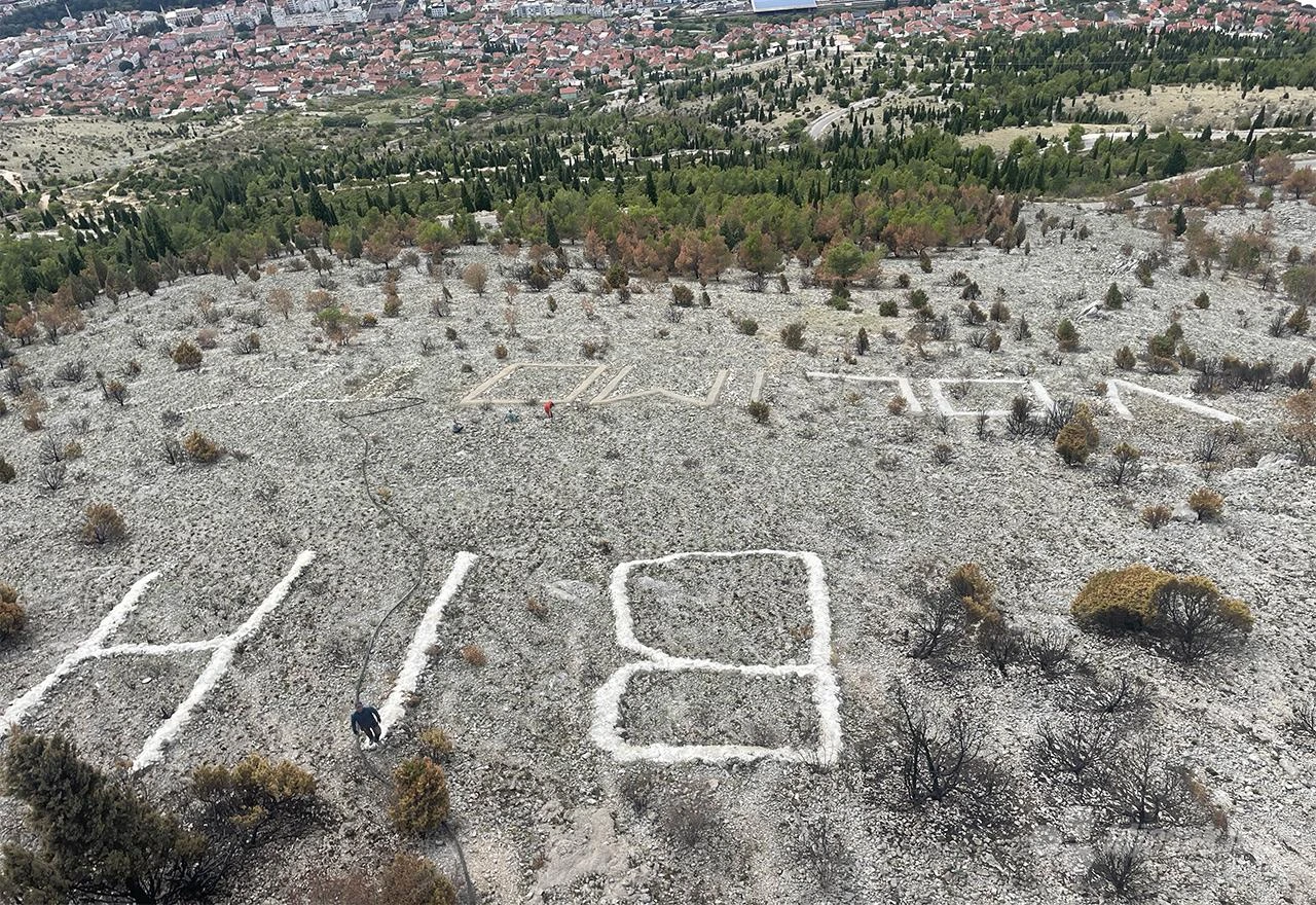 Obnavlja se poruka iznad Mostara