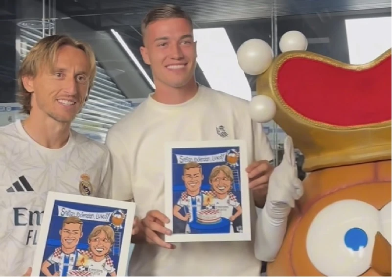 Modrić i Sučić razgovarali u hodniku, a onda ih Sociedad ugodno iznenadio 
