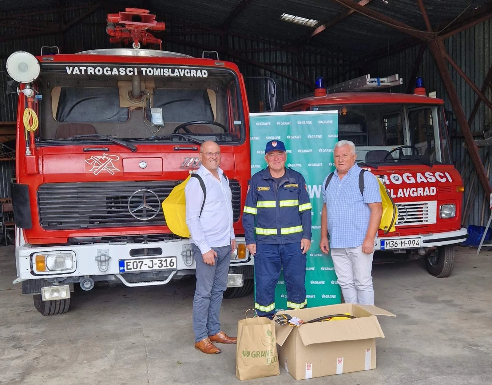GRAWE osiguranje pruža podršku profesionalnoj vatrogasnoj postrojbi i udruženjima u Hercegovini