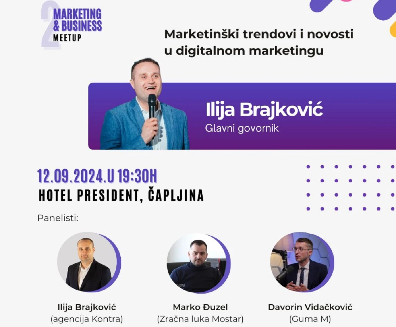 Ne propustite marketinški i biznis događaj godine u Hercegovini - 12. rujna u Čapljini!