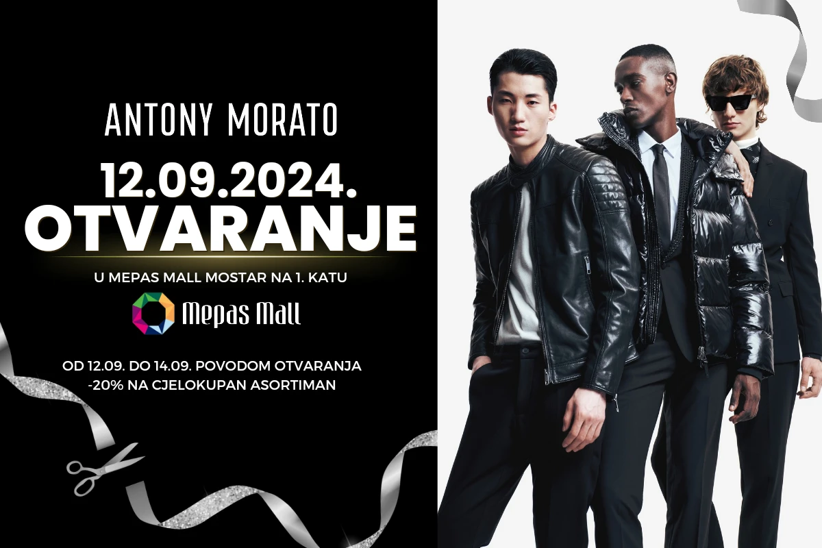 Otvorenje poslovnice Antony Morato u Mepas Mallu 12. 9. 2024. 