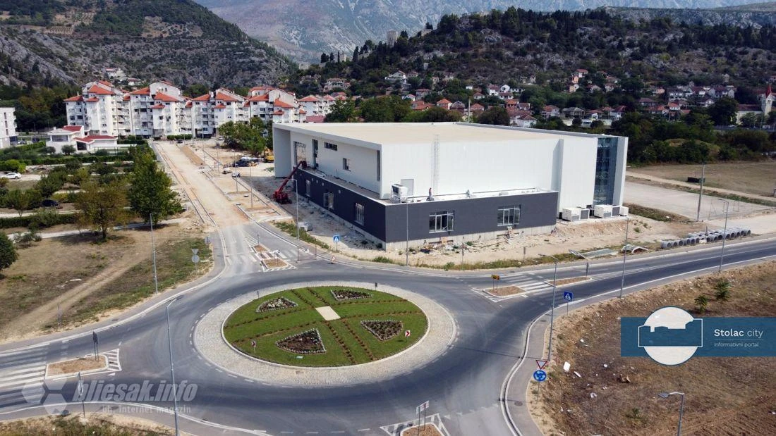 Završna faza radova na Gradskoj dvorani u Stocu