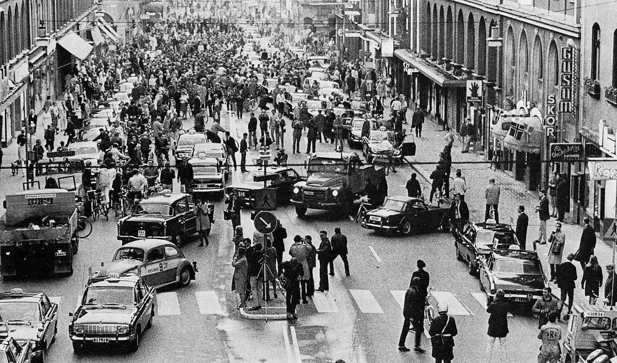 Na današnji dan 1967. Šveđani su prešli s lijeve na desnu stranu ceste