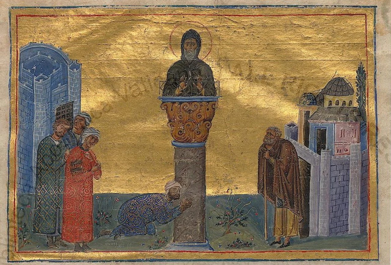 Sv. Šimun Stilit – asket koji je skoro 40 godina živio na vrhu stupa
