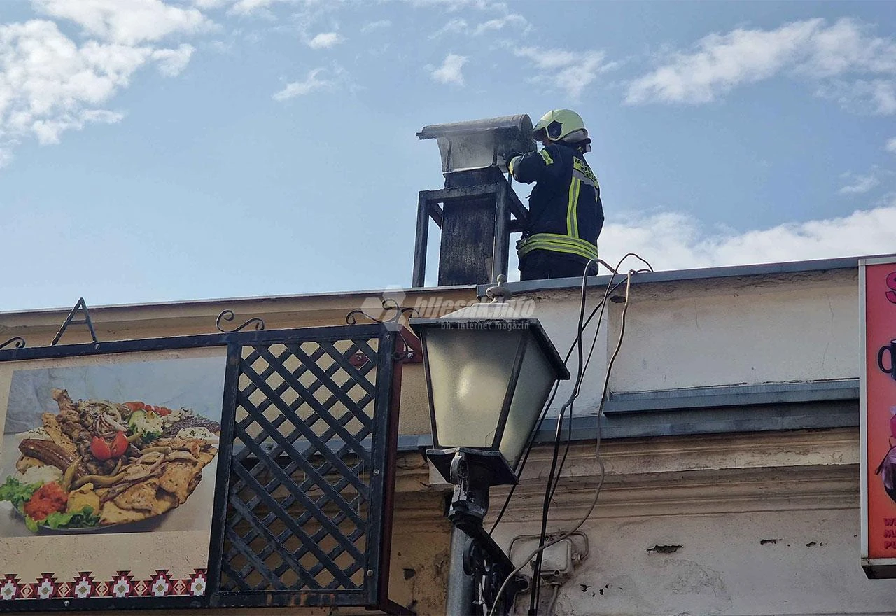 Izgorio dimnjak jedne od najpoznatijih ćevabdžinica u Mostaru