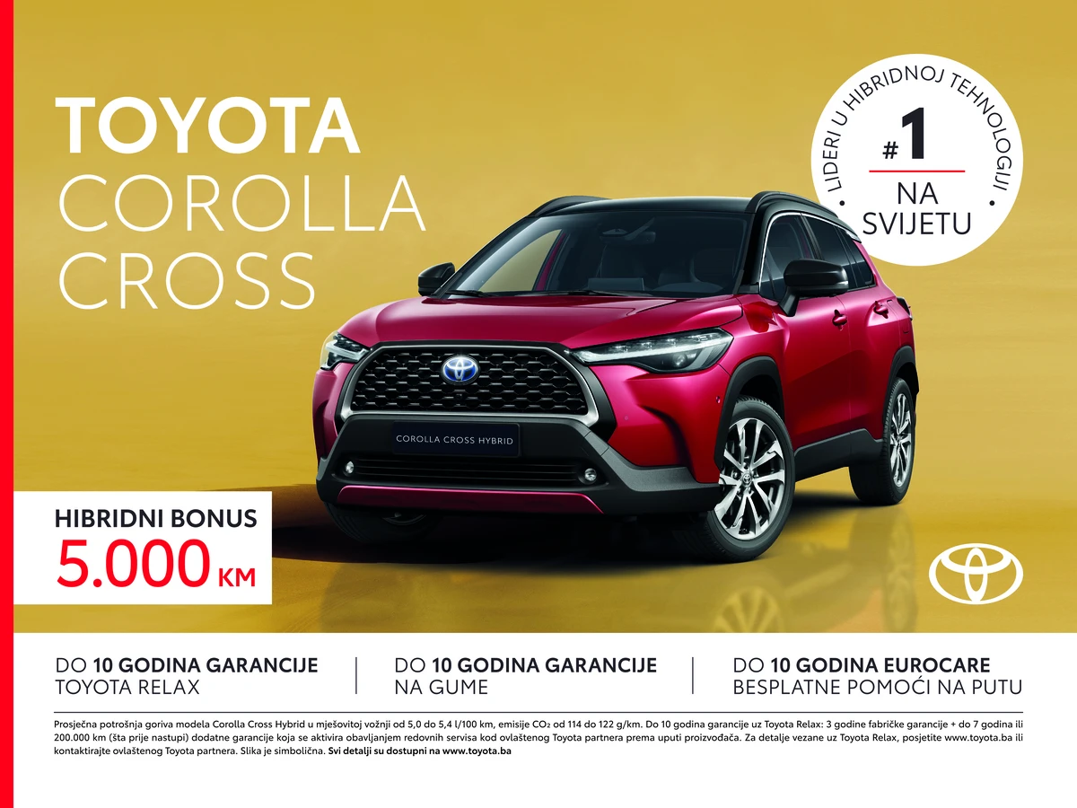 Hibridni bonus od 5.000 KM za Toyote u Auto Nuiću