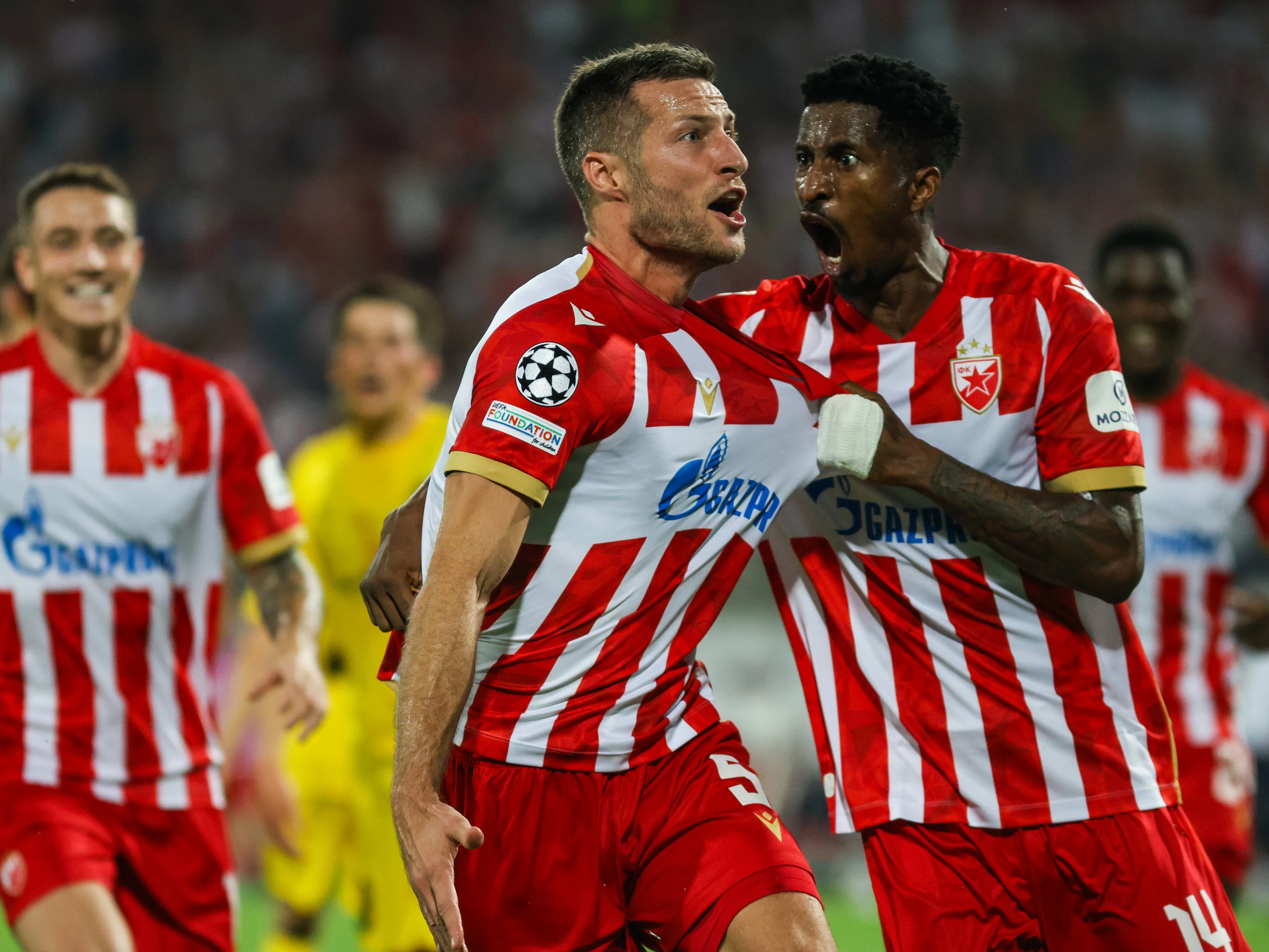 VIDEO | Crvena Zvezda, Lille i Slovan izborili Ligu prvaka