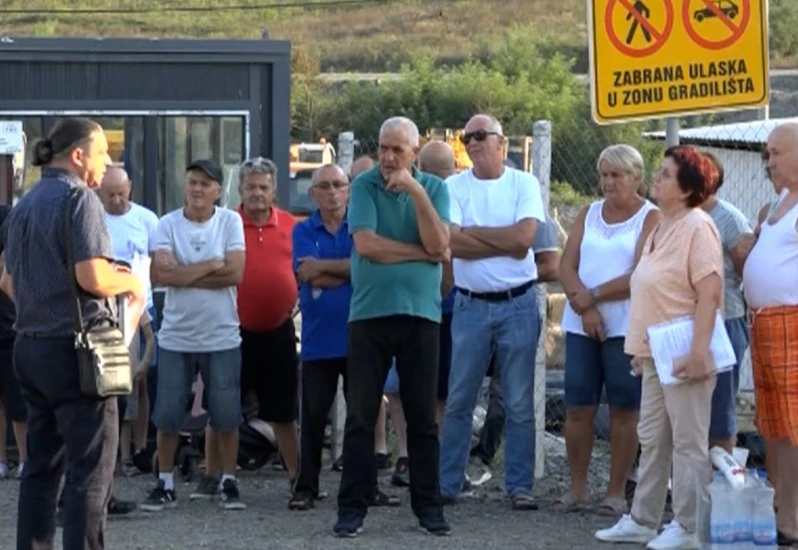 VIDEO | Prosvjed mještana na gradilištu autoceste 