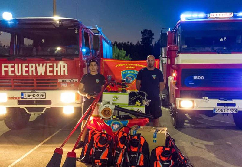 DVD Trebižat dobio opremu za gašenje šumskih požara