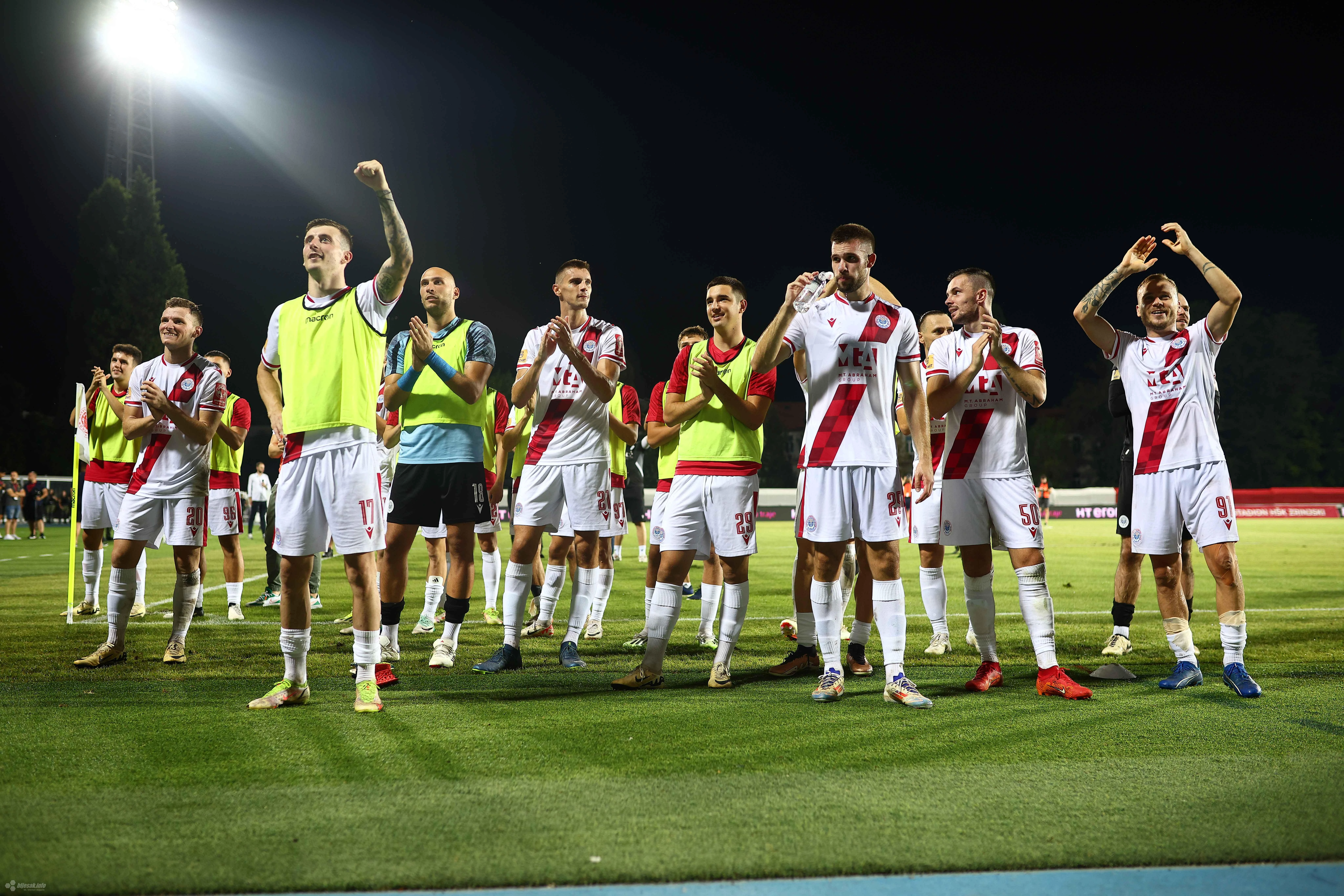 FOTO | Slavlje igrača Zrinjskog nakon pobjede