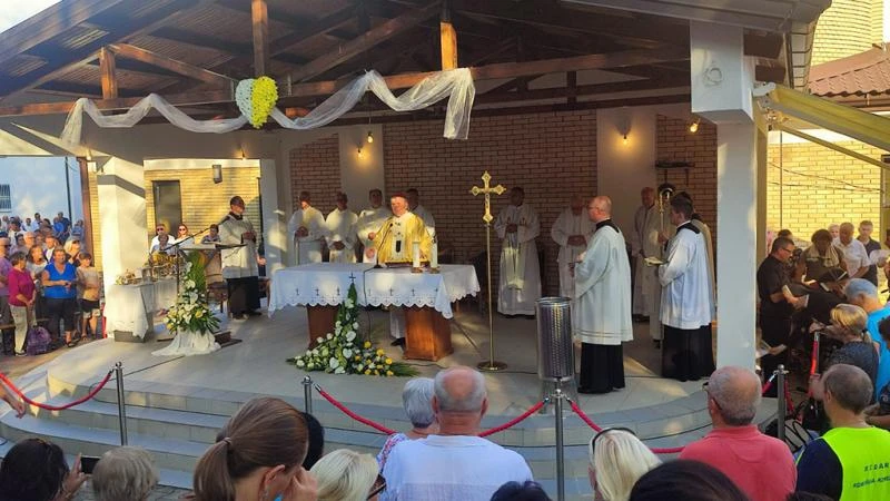 Misa uočnica Velike Gospe u Komušini