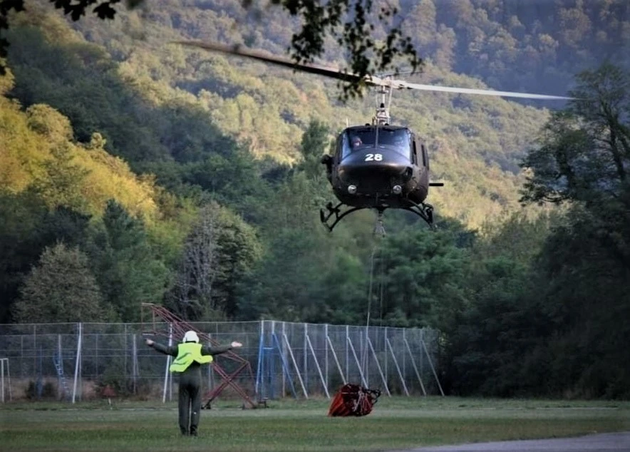 Helikopteri OS BiH pojačanim angažmanom djeluju na Tjentištu