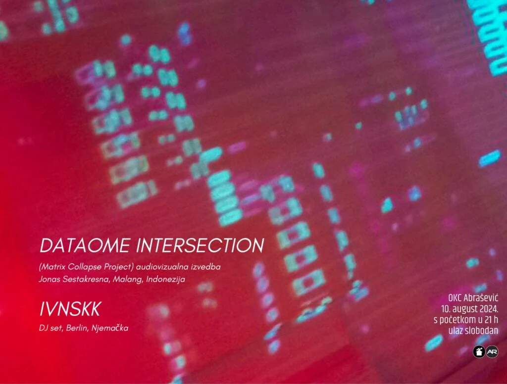 Audiovizualni performans DATAOME INTERSECTION Jonasa Sestakresne 