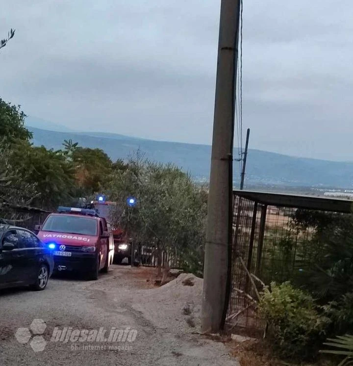 Vatrogasci cijelu noć proveli na terenu, požari oko Mostara ne prijete kućama