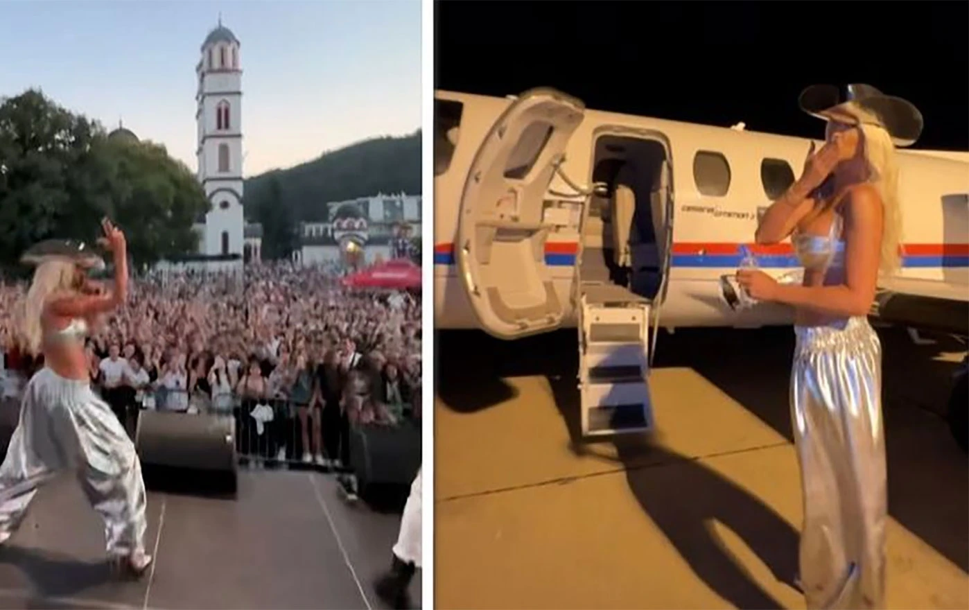 Karleuša zrakoplovom Vlade RS letjela za Budvu: Tko to sve plaća?