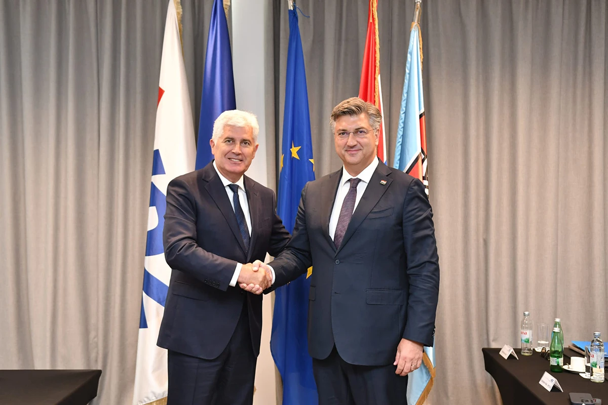 Plenković i Čović u Splitu