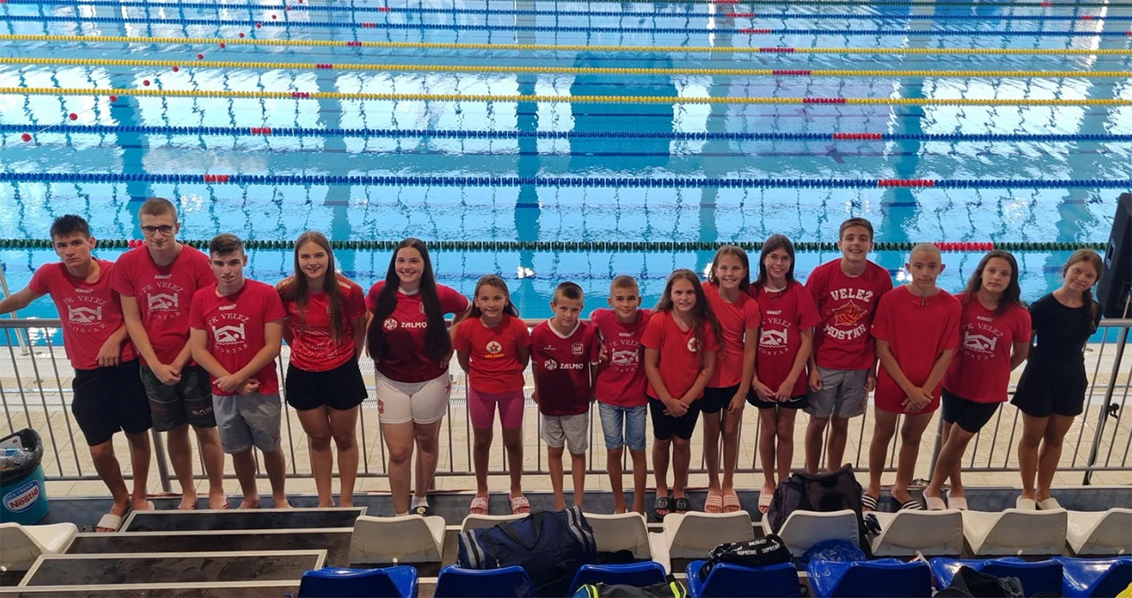 12 medalja za plivače Veleža u Trebinju