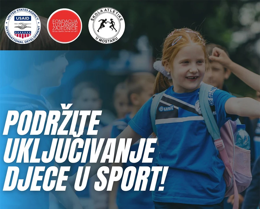 Pomozimo djeci da ostvare svoje sportske snove - omogući uključivanje jednog djeteta u Školu atletike