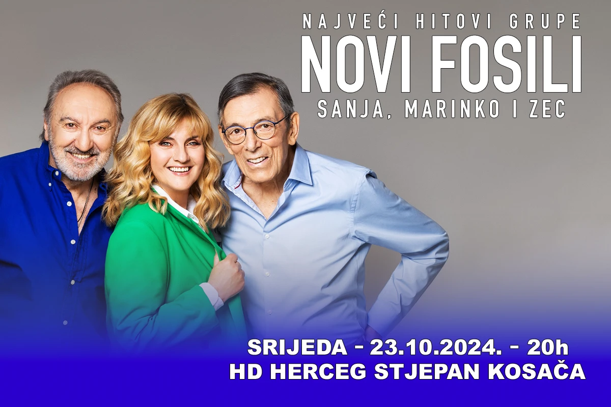 POZNAT NOVI TERMIN: Odgođen koncert grupe Novi Fosili u Međugorju