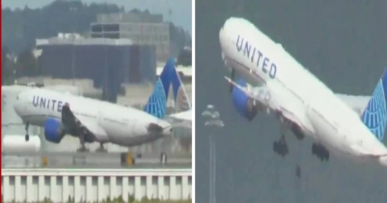  Boeingu pao kotač tijekom polijetanja