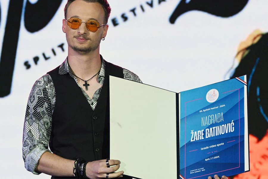 Mladi hercegovački glazbenik osvojio prestižnu nagradu na Splitskom festivalu