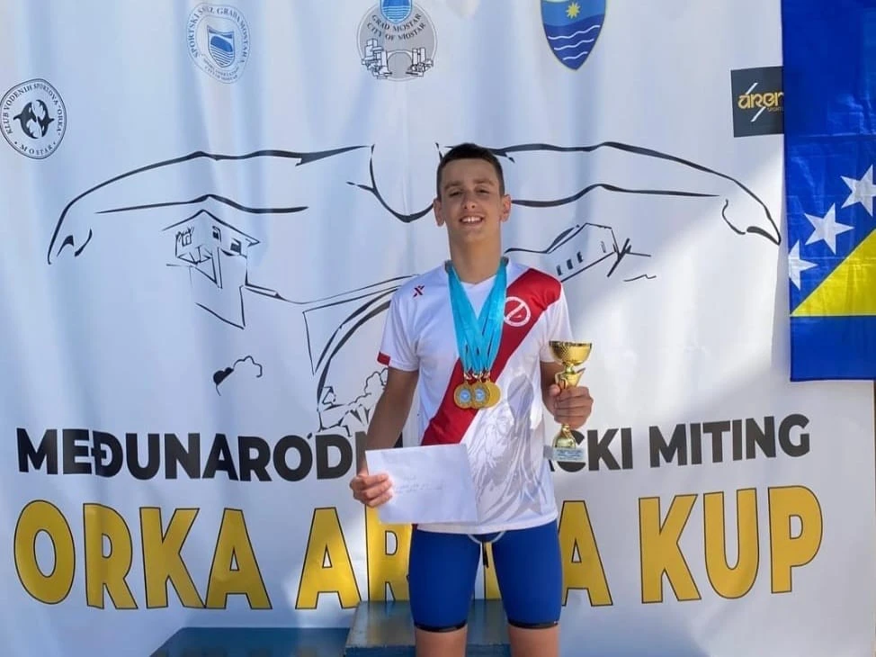 Noa Šarić oborio državni rekord na 50 m slobodno i osvojio challenge natjecanje u Mostaru