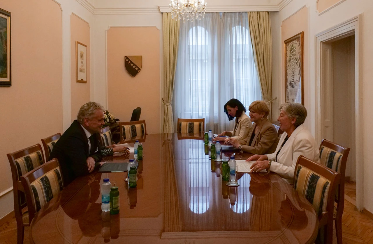 Palavrić i Galić sa Sattlerom o najvećim izazovima Ustavnog suda