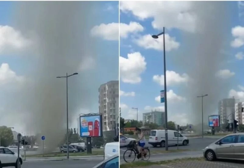 Neobična pojava u susjedstvu: Snimljen 'pustinjski đavao'