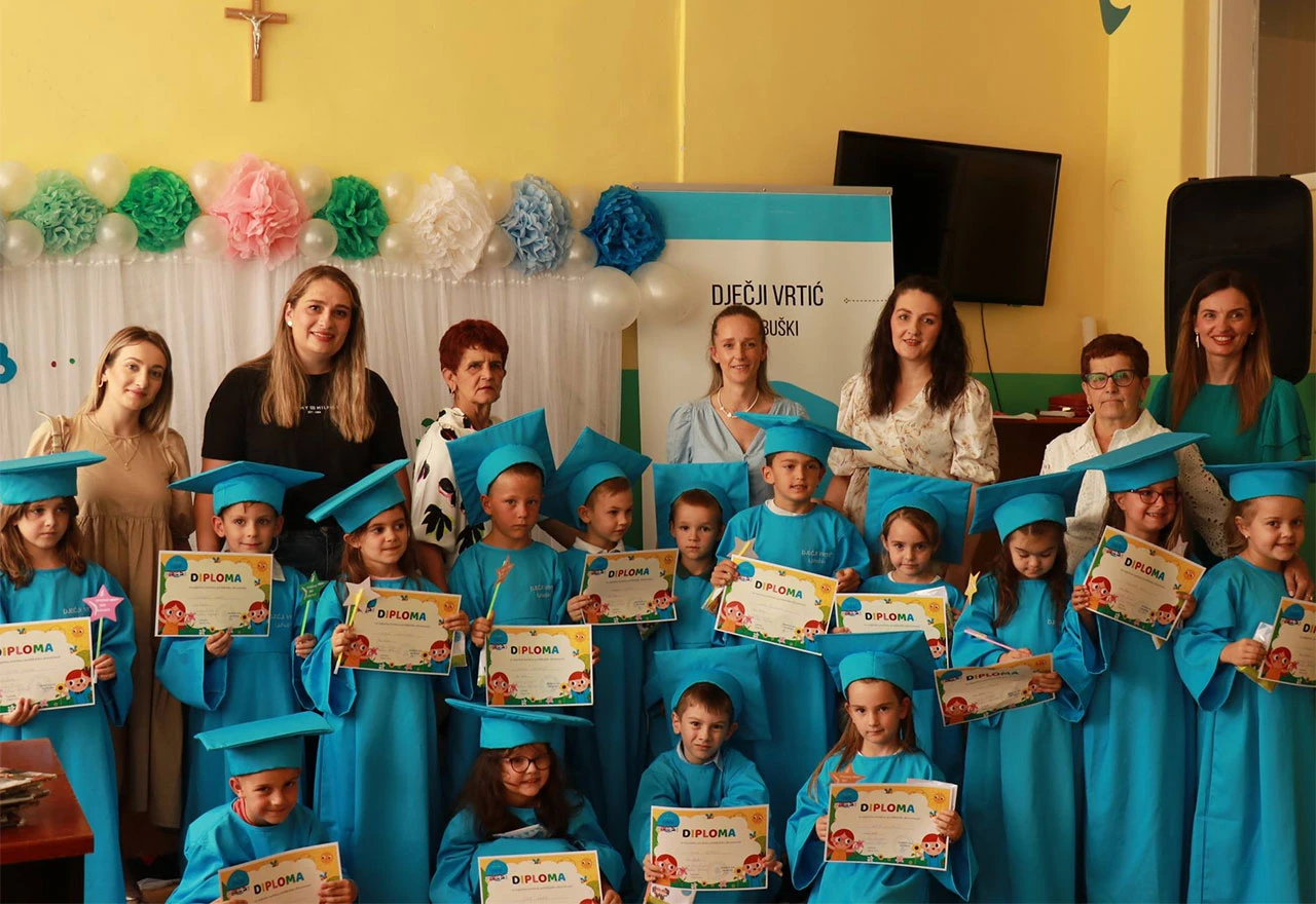 Mali "maturanti" iz Dječjeg vrtića Ljubuški oprostili se od bezbrižnih vrtićkih dana