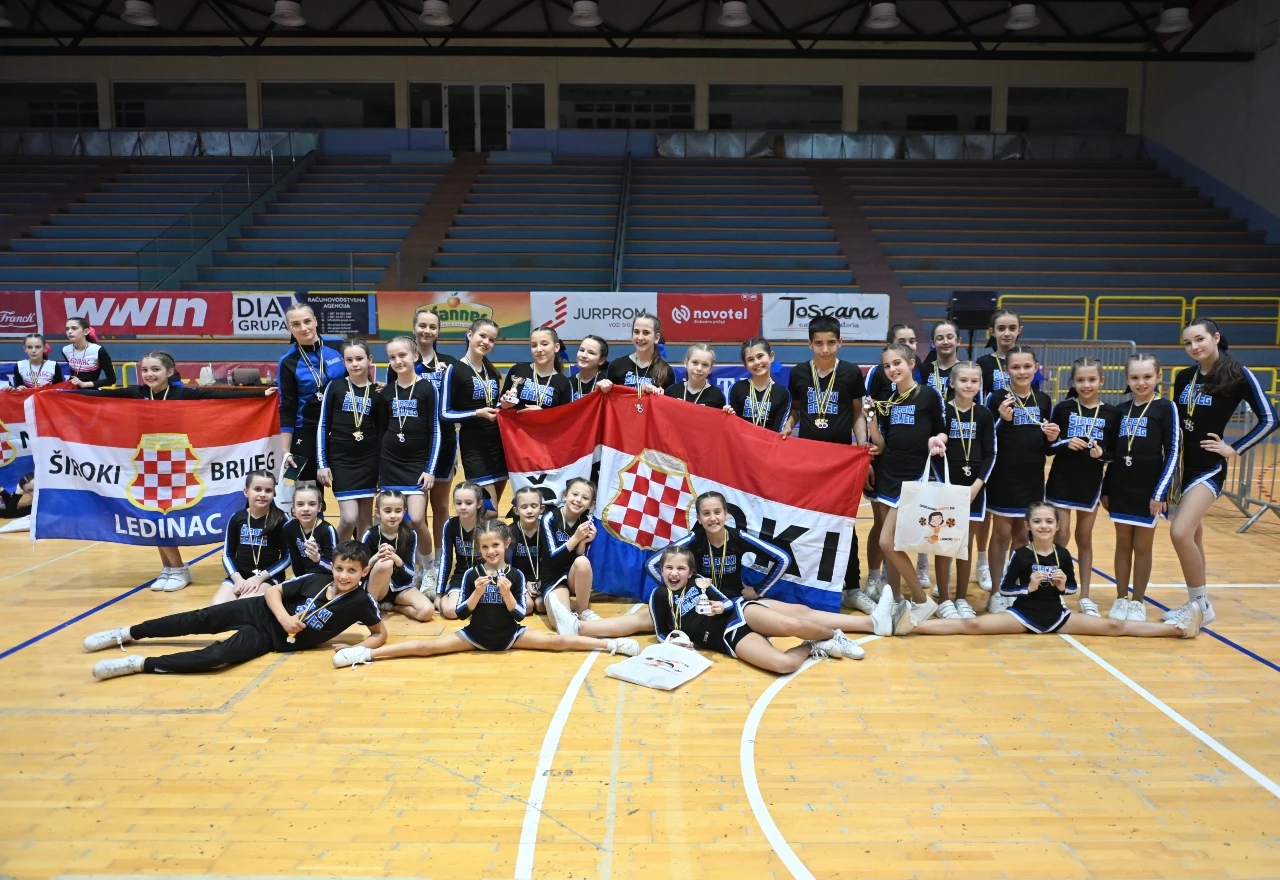 Cheerleading večer u Širokom Brijegu