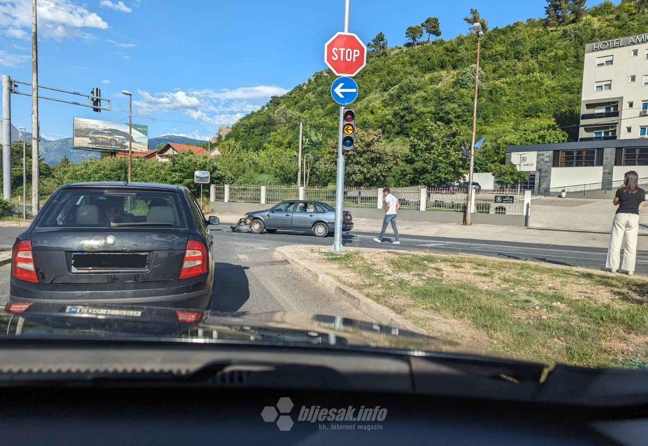 Prometna nesreća na sjevernom izlazu iz Mostara