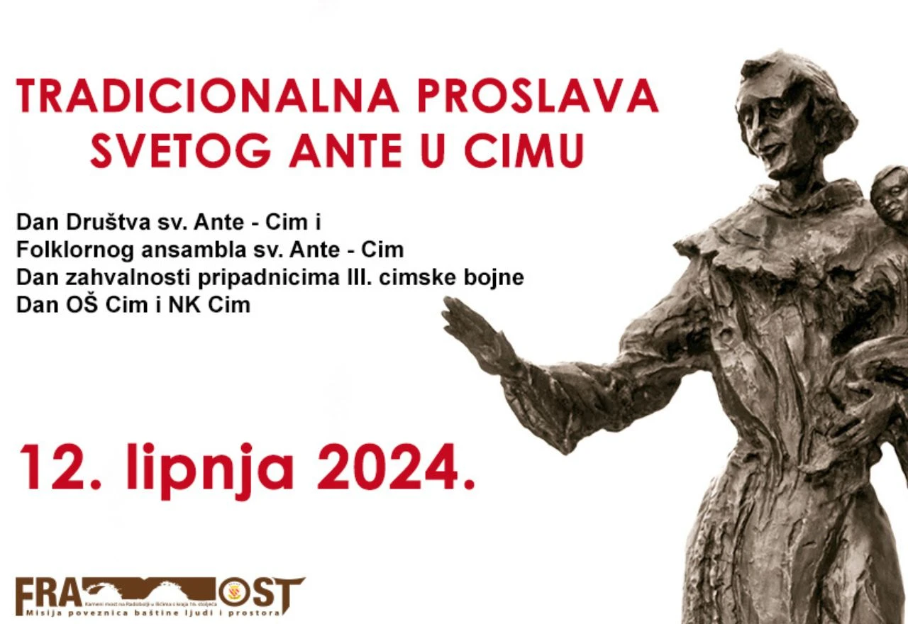 Donosimo program tradicionalne proslave svetog Ante u Cimu