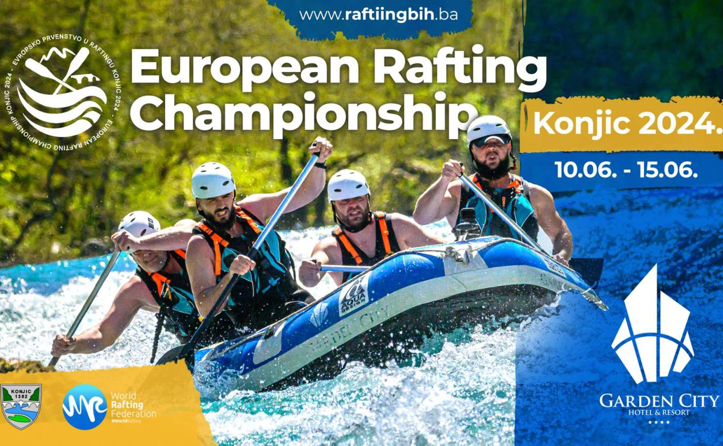 Europsko rafting prvenstvo Konjic: Doživite adrenalinsku avanturu na Neretvi