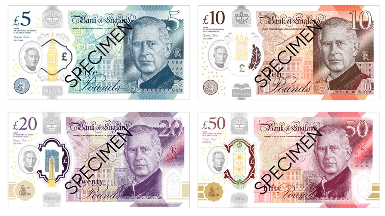 Novčanice s likom kralja Charlesa ušle u optjecaj u Velikoj Britaniji
