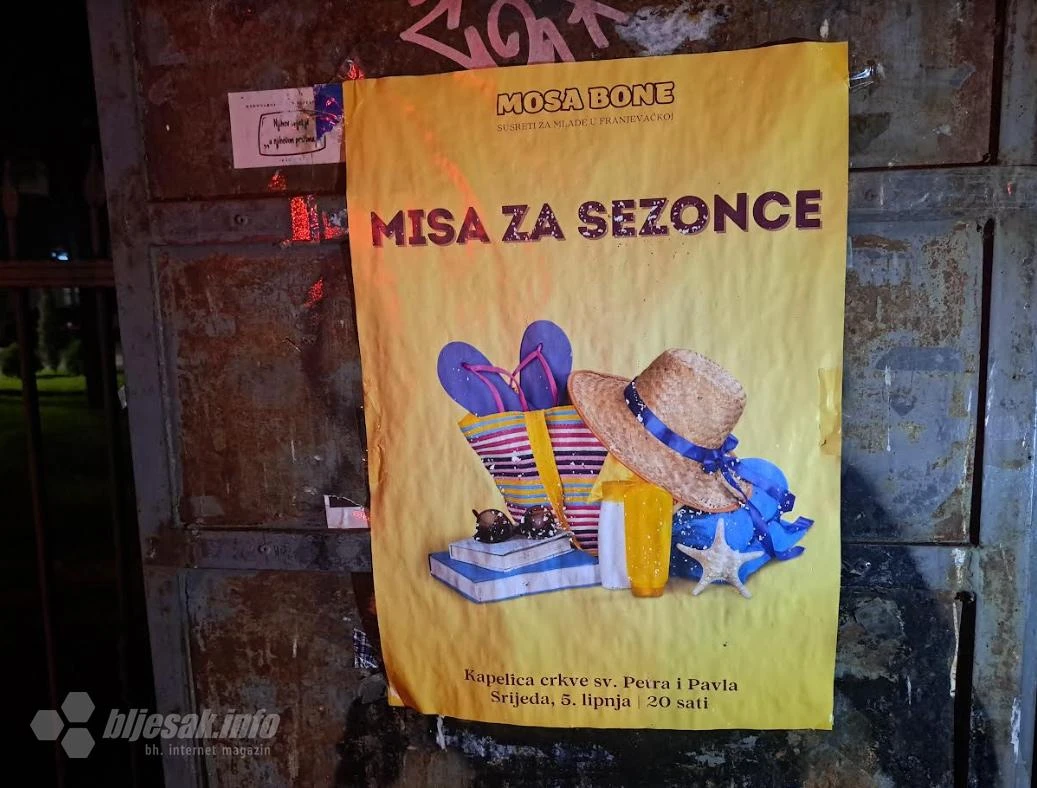 Misa za sezonce u Mostaru