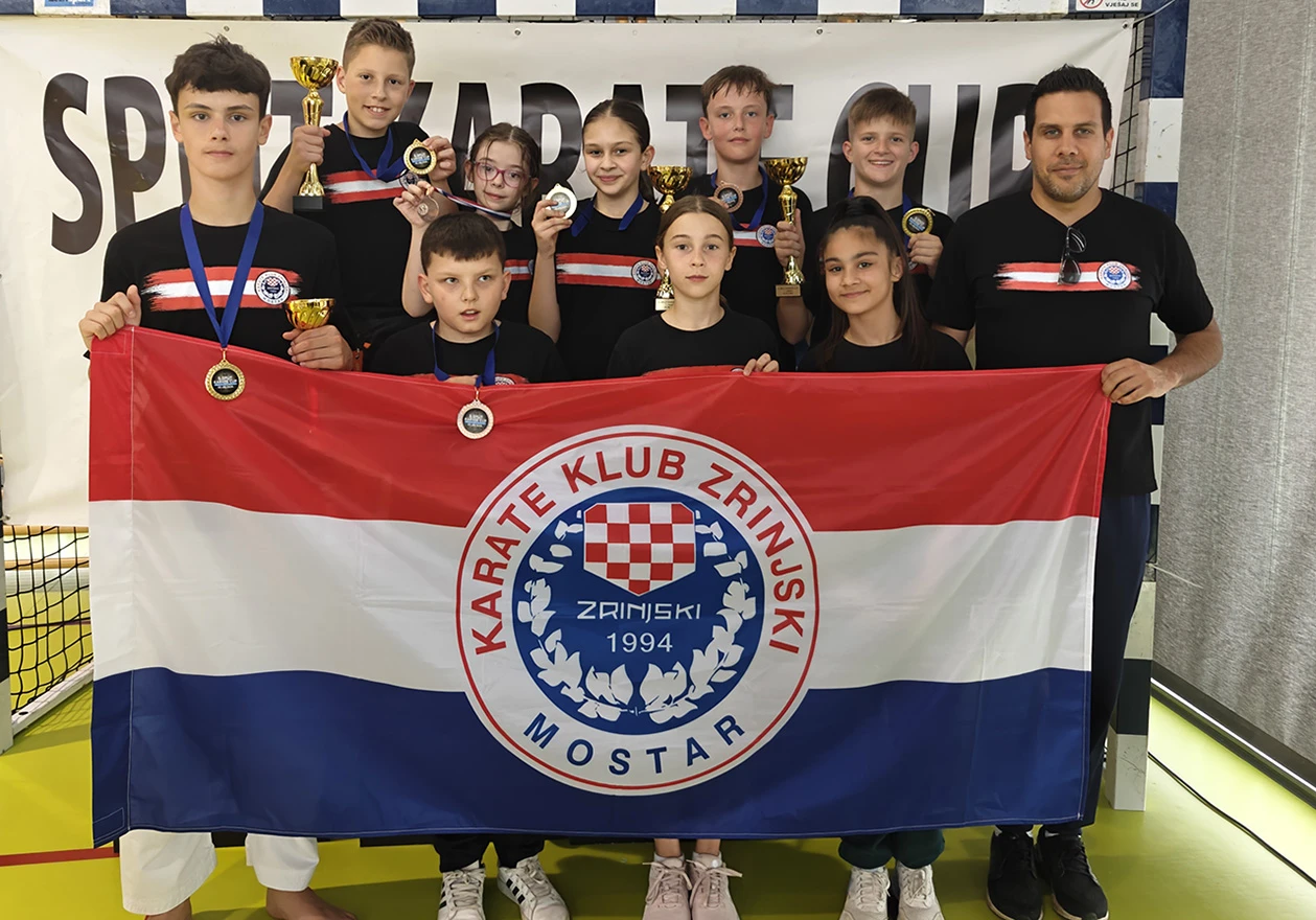 Karate klub Zrinjski Mostar osvojio 11 odličja
