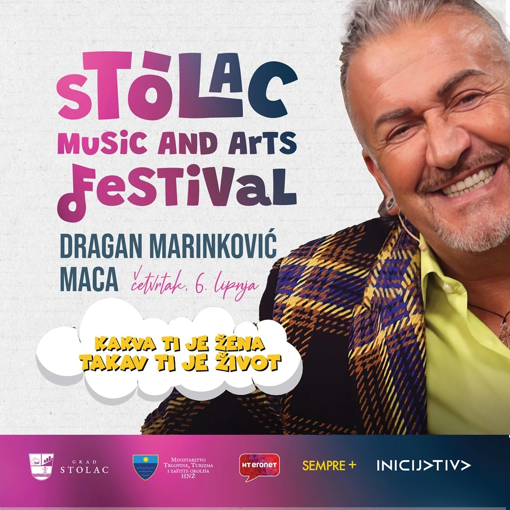 SMART Fest Stolac: Nastup Željka Pervana otkazan, dolazi Dragan Marinković Maca sa hit predstavom