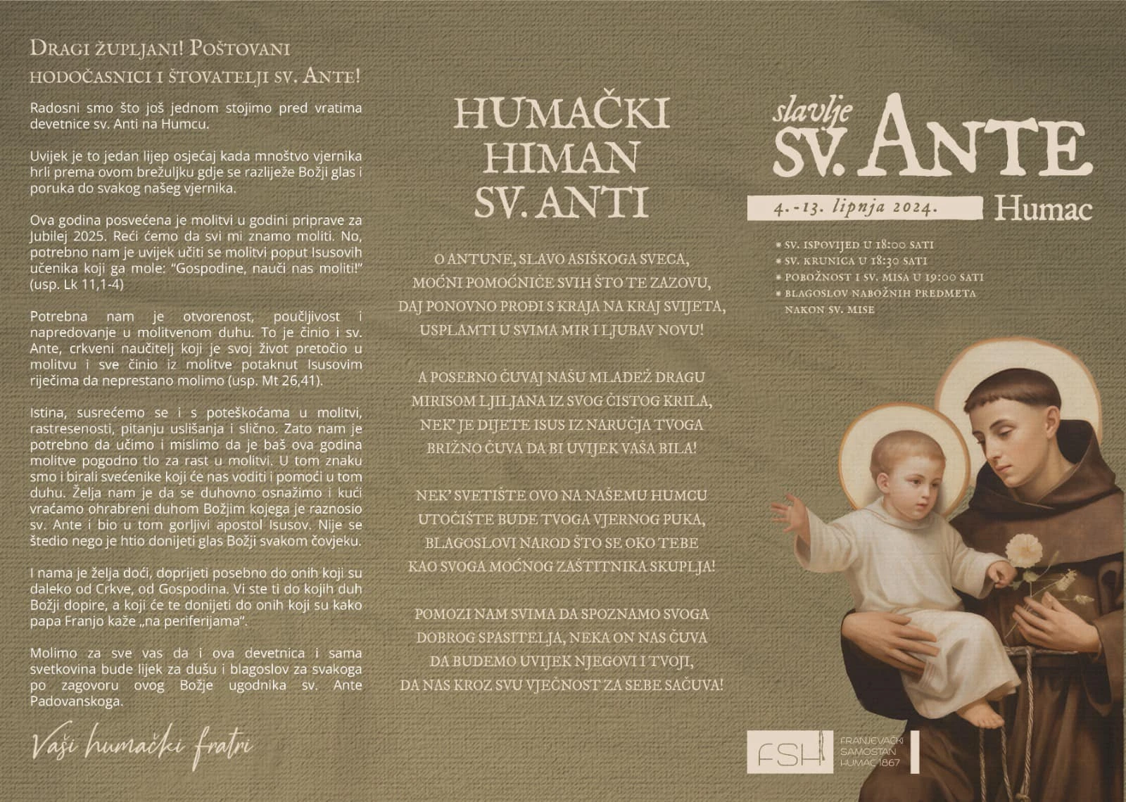 Proslava svetog Ante na Humcu