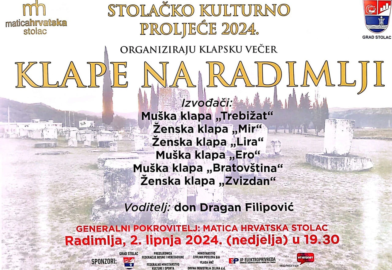 Stolac: Uživajte uz klapske pjesme pokraj kamenih spavača