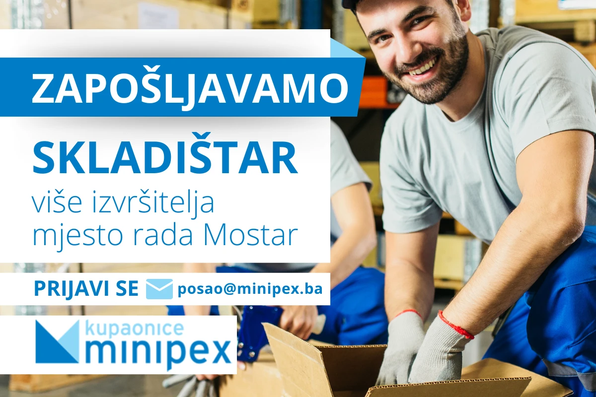 Natječaj za radno mjesto – SKLADIŠTAR / više izvršitelja