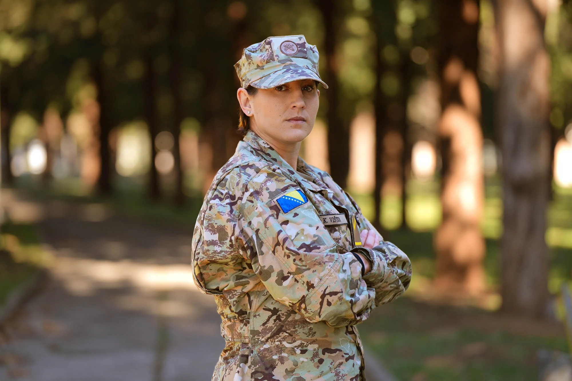 Katarina Vištica - Višestruka boksačka prvakinja u odori Oružanih snaga BiH