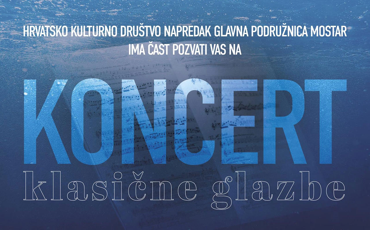 Koncert klasične glazbe u Mostaru